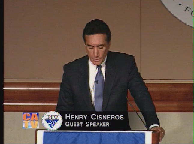 Thumbnail image for Henry Cisneros - America's Role in the World: Globalization and the Clash of Cultures