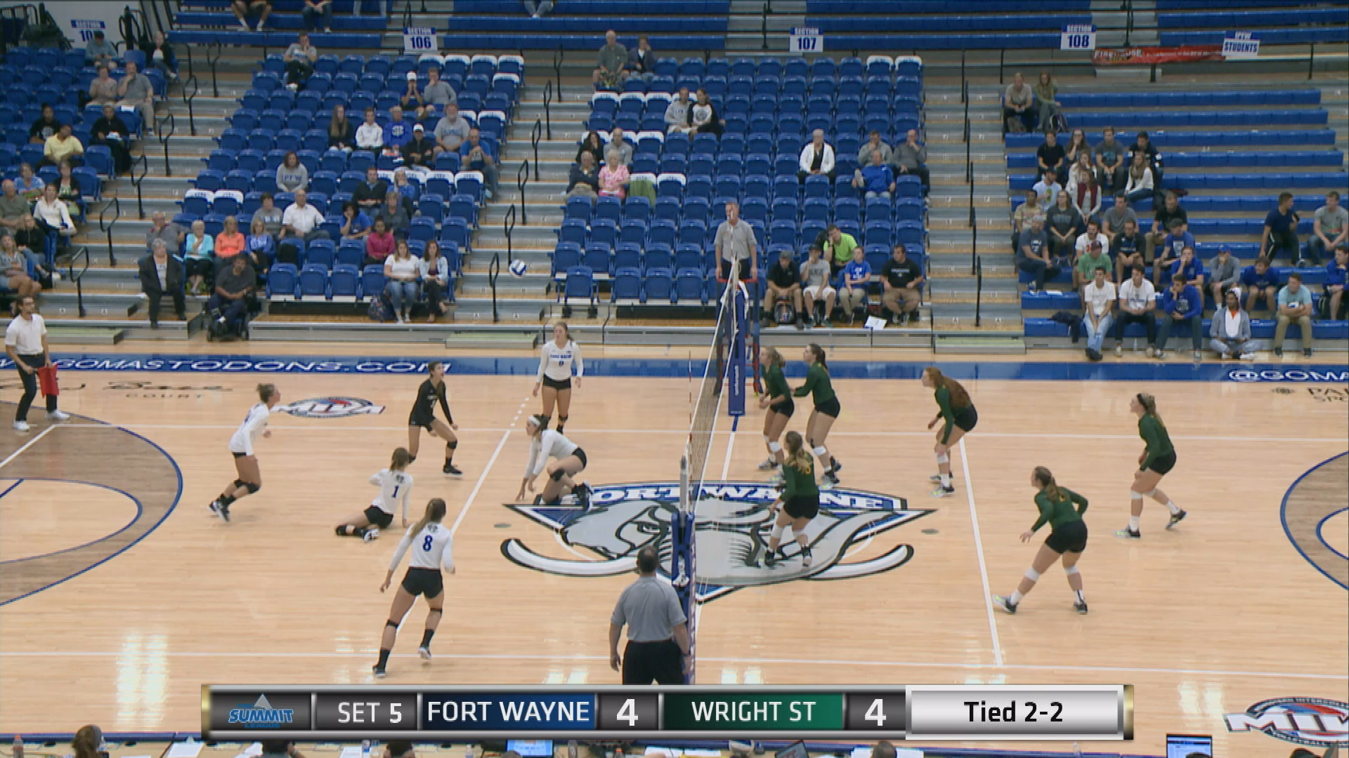 Thumbnail image for 9/5/17 Fort Wayne Women's Volleyball vs Wright State
