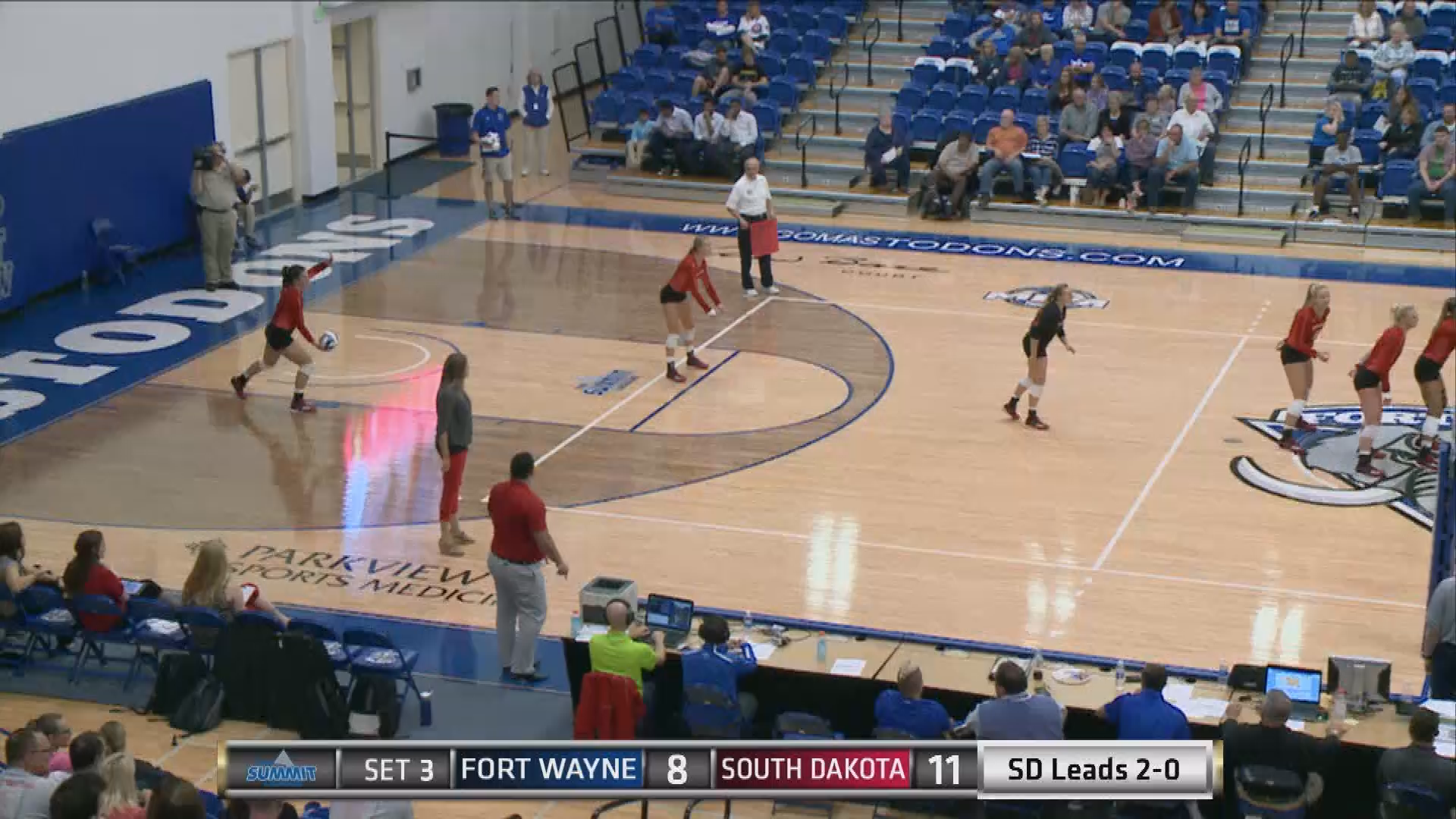 Thumbnail image for 9/27/17 Fort Wayne Women's Volleyball vs South Dakota