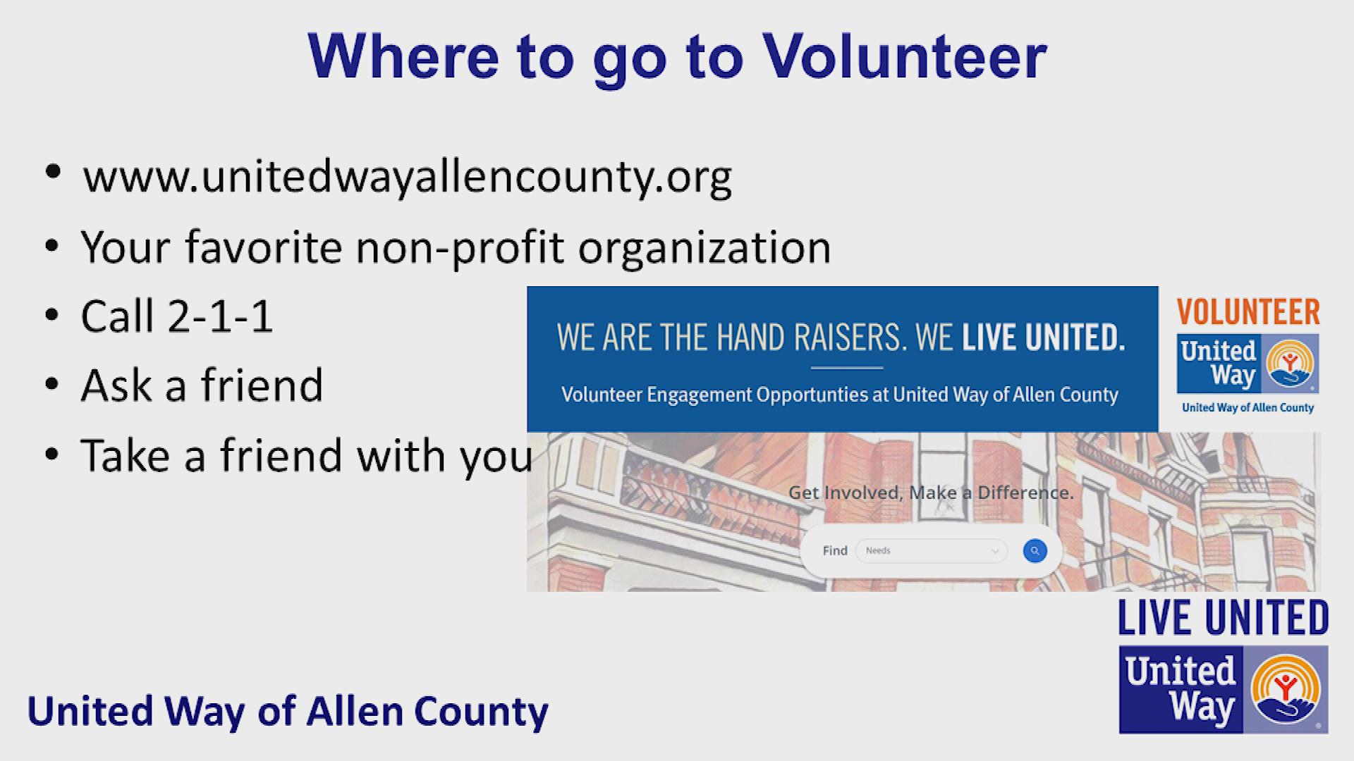 Thumbnail image for BUSSE Talks - "Effective Community Management" - David Nicole and Tiffani Arnold, United Way of Allen County