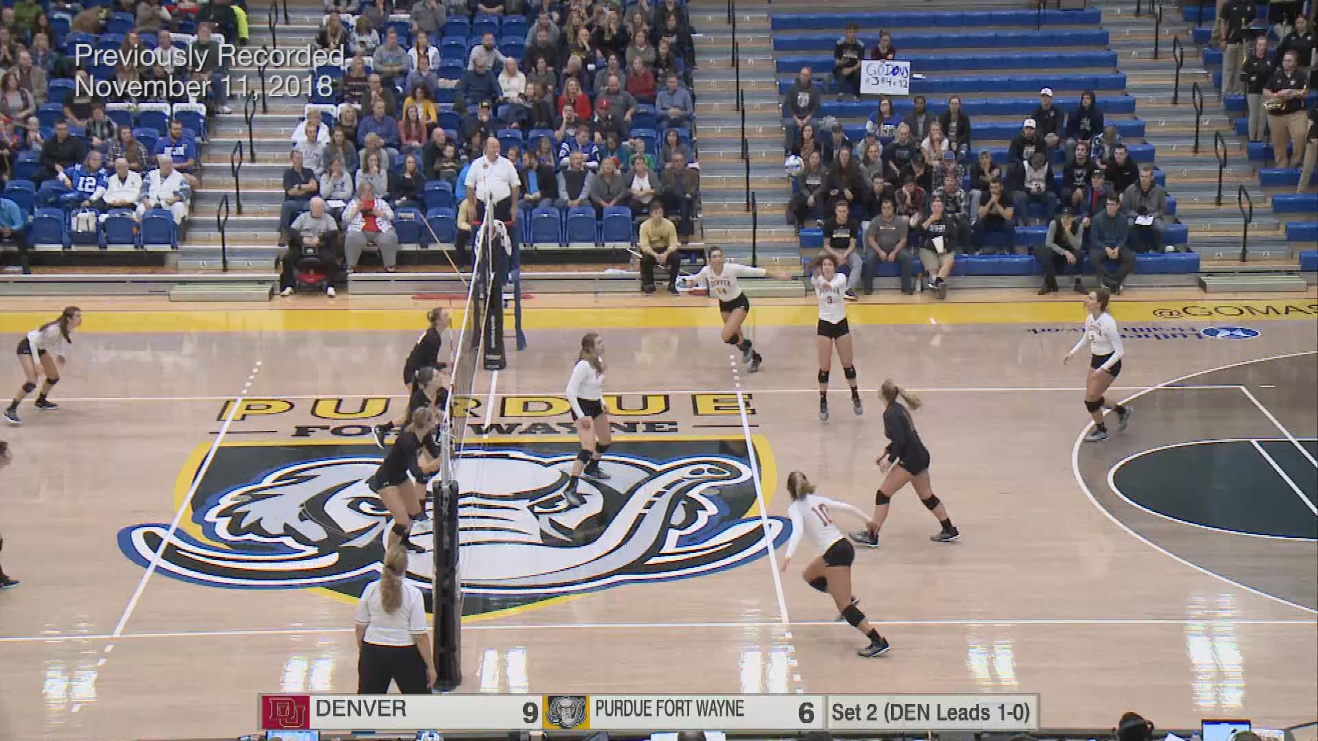 Thumbnail image for Purdue Fort Wayne Women's Volleyball vs Denver (11/11/18)