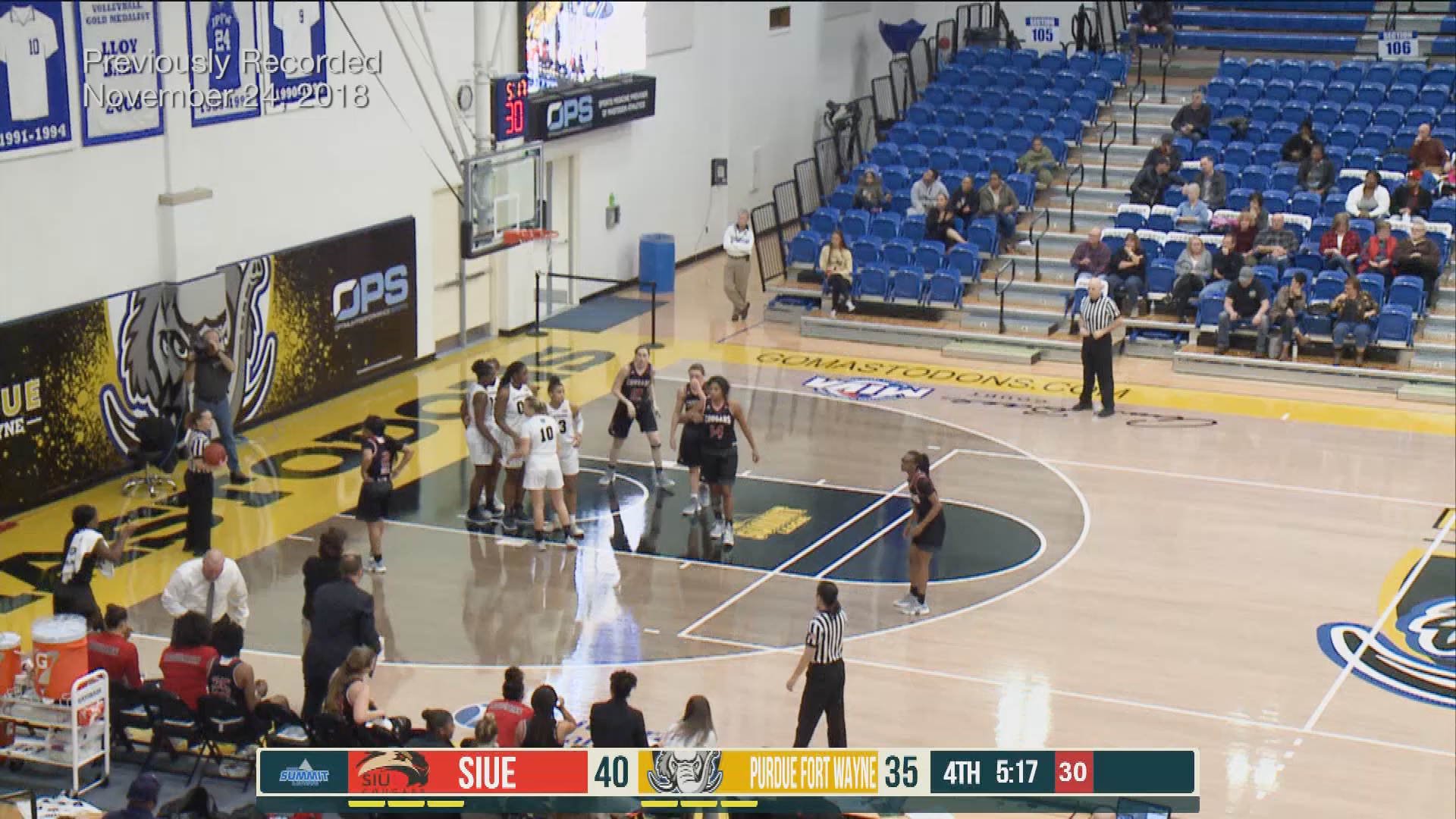Thumbnail image for Purdue Fort Wayne Women's Basketball vs SIUE (11/24/18)