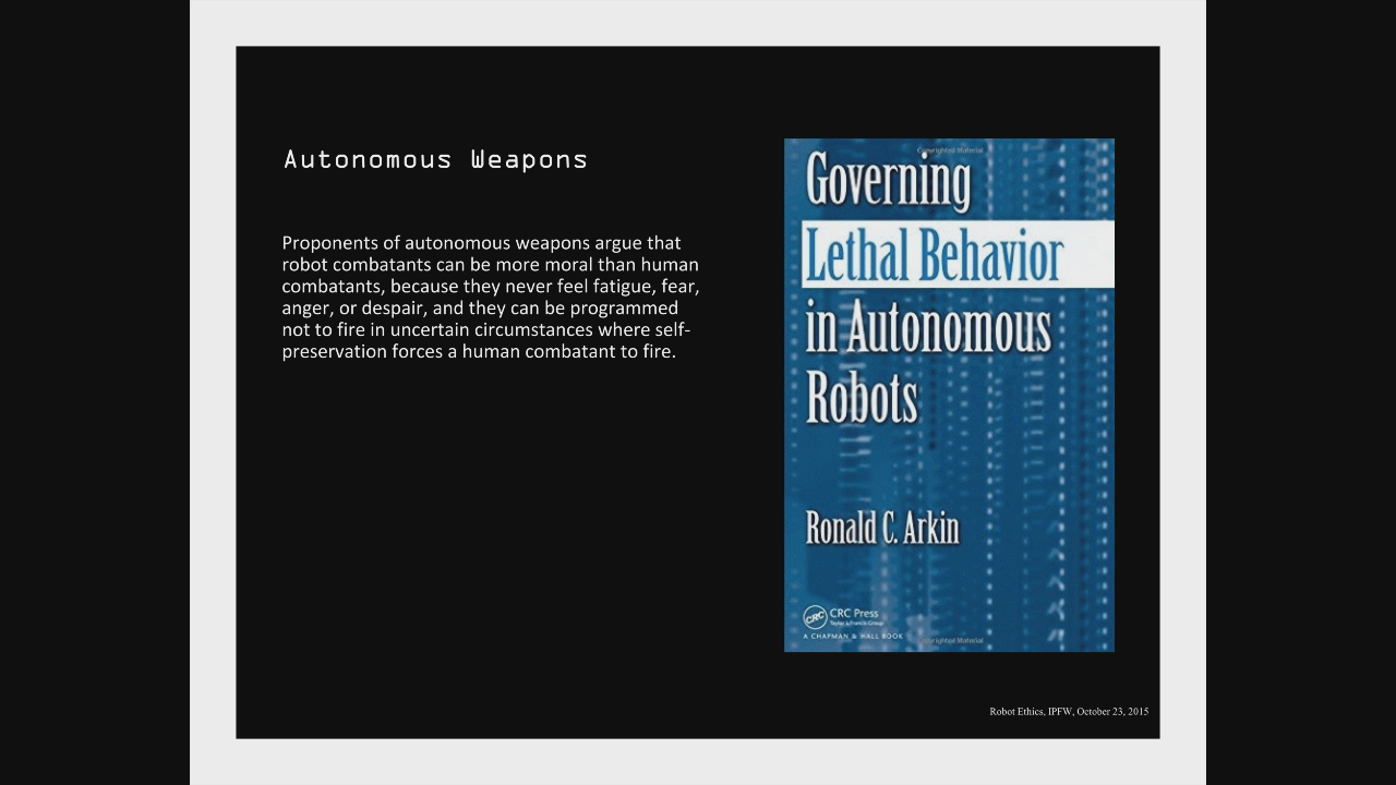 Thumbnail image for Robot Ethics - Don Howard
