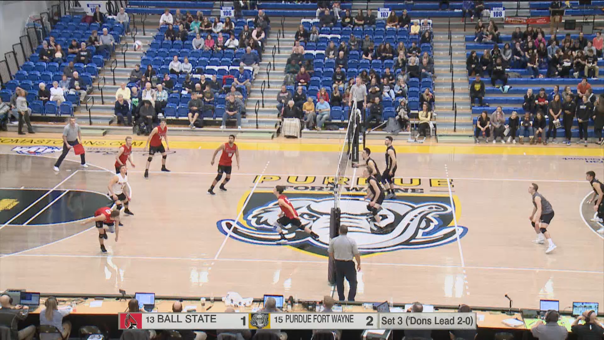 Thumbnail image for Purdue Fort Wayne Men's Volleyball vs. Ball State (3/26/19)