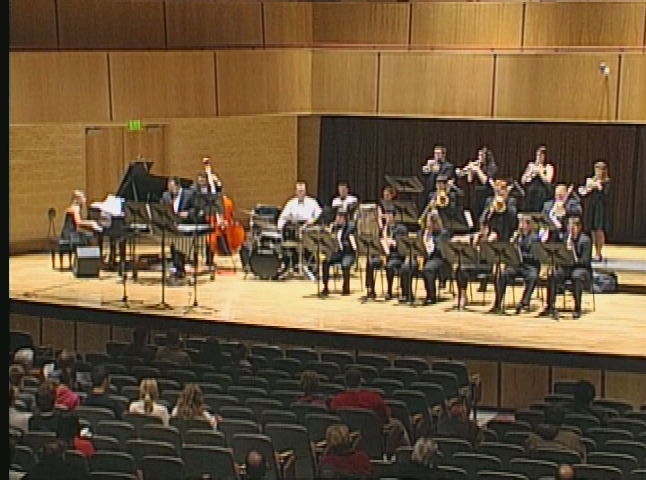 Thumbnail image for IPFW Jazz Ensemble featuring East Noble High School Jazz Band - Spring 2009