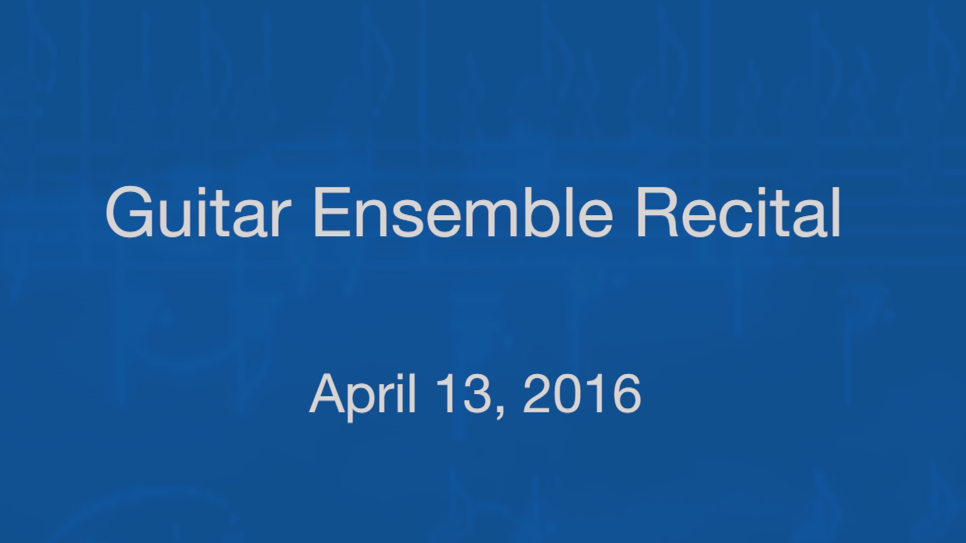 Thumbnail image for IPFW Guitar Ensemble - Spring 2016
