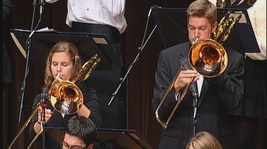 Thumbnail image for IPFW Jazz Ensemble featuring Adam Johnson, trombone - Fall 2013